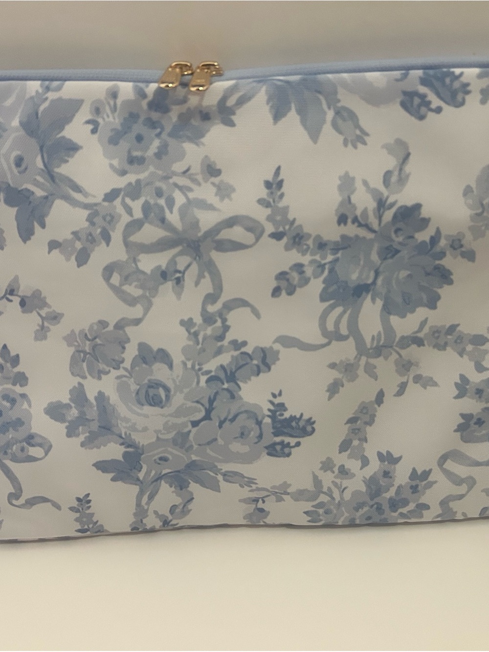LoveShackFancy Blue Damask Laptop Case - Picture 2 of 4